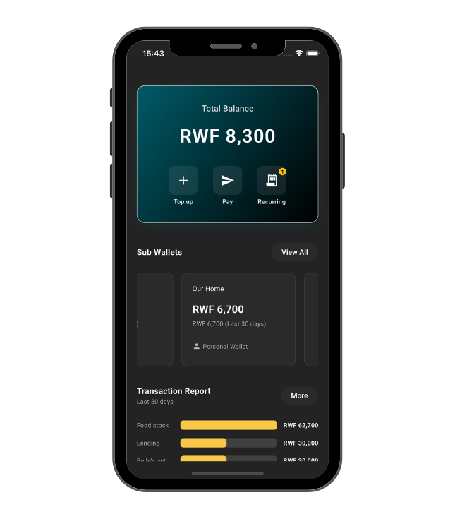 Tumia Wallet App on Mobile Devices